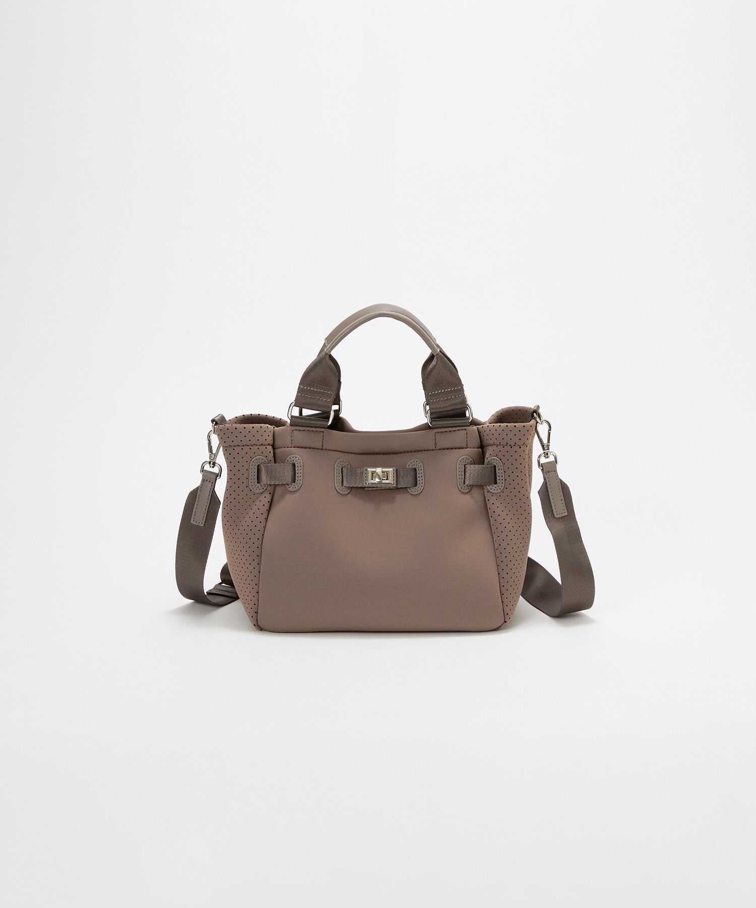 TOPKAPI TREASURE「【TREASURE TOPKAPI】ネオプレン 2way ミニ トートバッグ」|トートバッグ|グレージュ