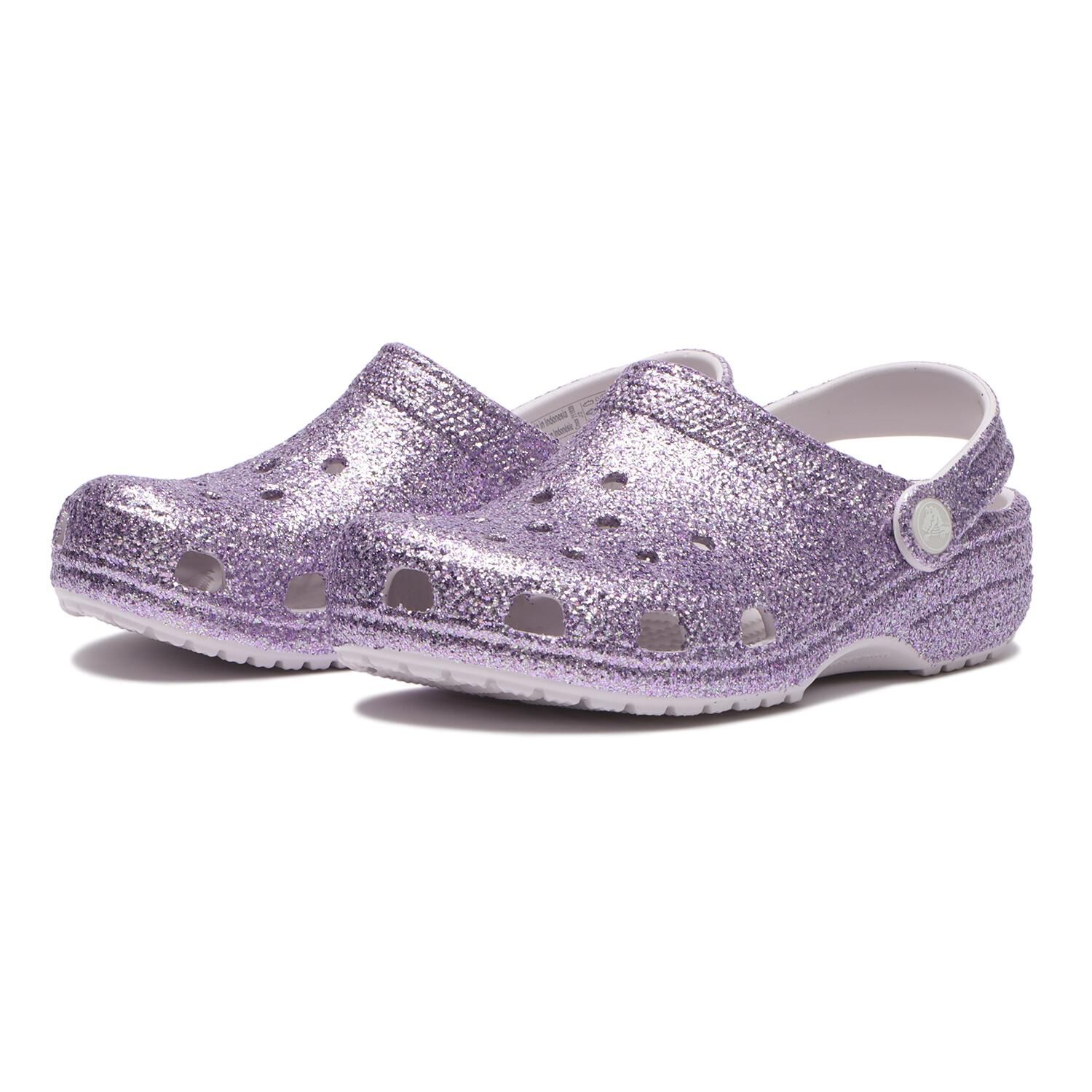 crocs「【crocs】18-21 CLS CHUNKY GLITTER CG K」|サンダル|
