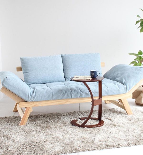 B-COMPANY「手元近くまで寄せられる　LOTUSサイドテーブル」|ステーショナリー|