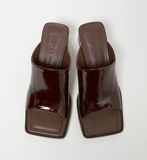 ODETTE E ODILE「ワイドスクエアミュール サンダル60」|サンダル|