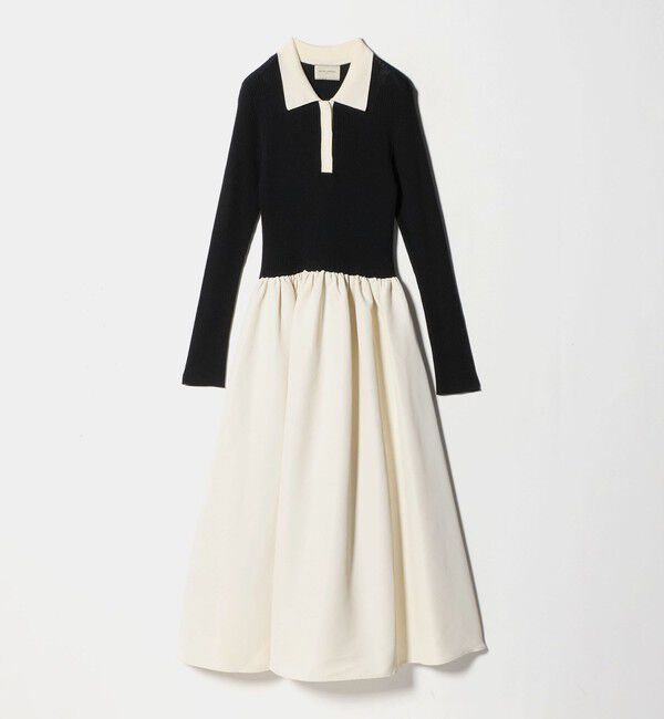 UNITED ARROWS「フィット ＆ フレア ポロワンピース」|ワンピース|