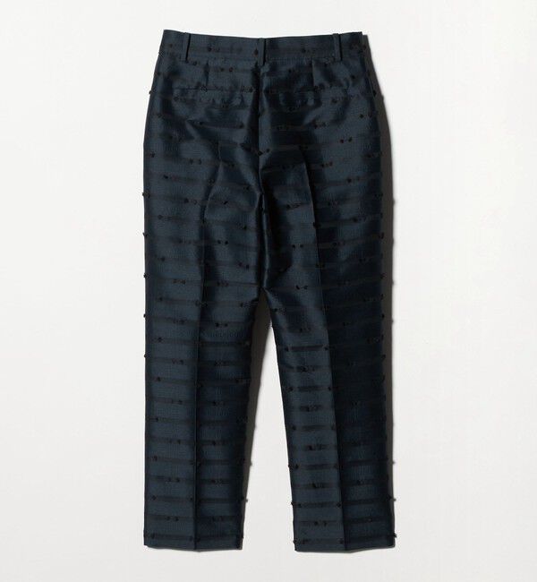 UNITED ARROWS「リボン カットジャガード パンツ」|スラックス|