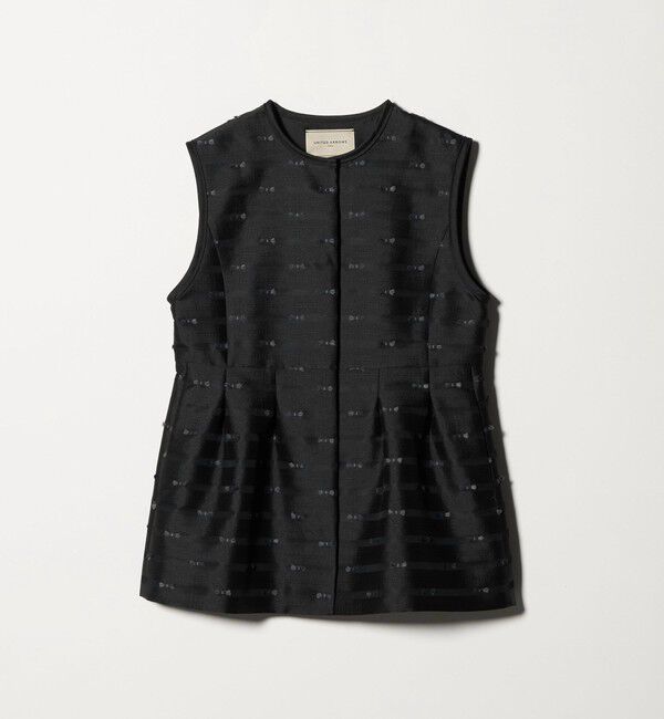 UNITED ARROWS「リボン カットジャガード ベスト」|ベスト・ジレ|