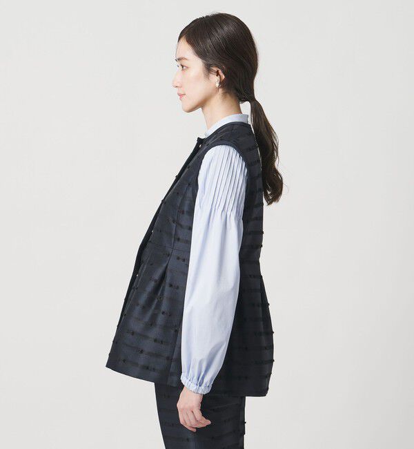 UNITED ARROWS「リボン カットジャガード ベスト」|ベスト・ジレ|