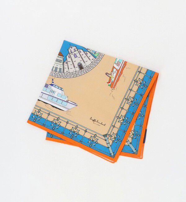 UNITED ARROWS「＜Dieffe Kinloch＞Como lake/ハンカチ 」|ハンカチ|BEIGE