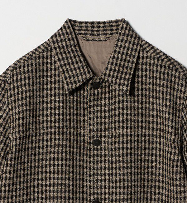 UNITED ARROWS「リネン バスケットツイル モダン トラッカージャケット」|ブルゾン・スタジャン|