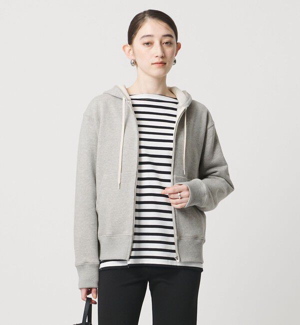 UNITED ARROWS「スウェット ジップアップ パーカー」|パーカー|MD.GRAY