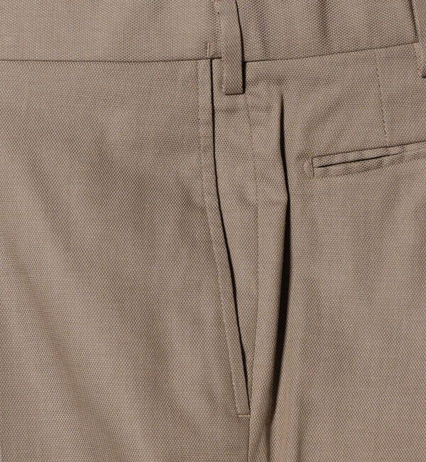 UNITED ARROWS「クールモーション ドビー サイドエクステンド ノープリーツスラックス COMFORT EASY‐MODEL　接触冷感　吸」|スラックス|