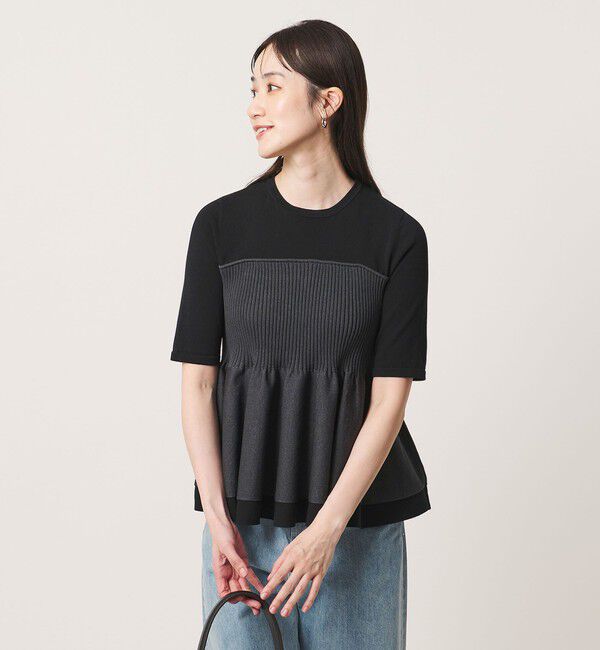 UNITED ARROWS「ビスチェ コンビ ニット ‐ウォッシャブル‐」|ニット・セーター|DK.GRAY