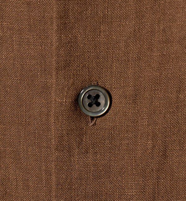 UNITED ARROWS「LIBECO リネン バンドカラー シャツ」|シャツ・ブラウス|