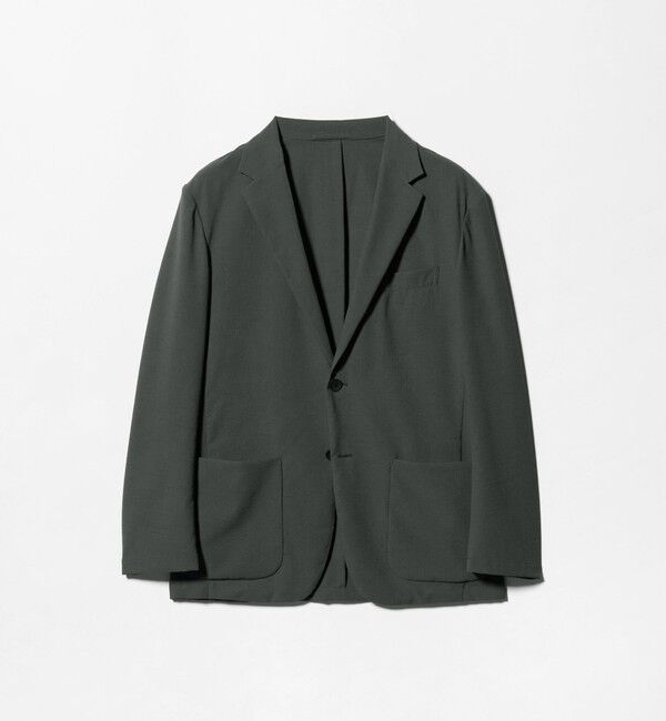 UNITED ARROWS「ライトサッカー 2ボタン テーラード ジャケット UA COZY ウォッシャブル 2WAYストレッチ」|テーラードジャケット|