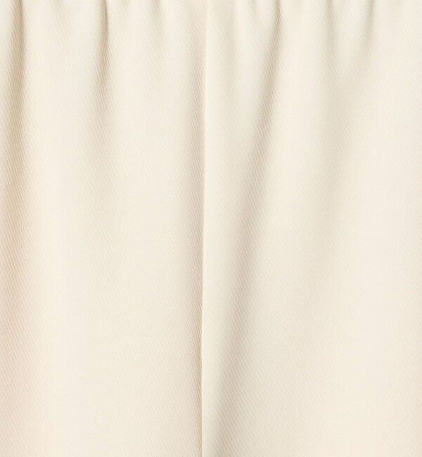 UNITED ARROWS「COMFY クロップド ワイドパンツ ホワイト ‐防汚 UVカット ウォッシャブル‐」|チノ|