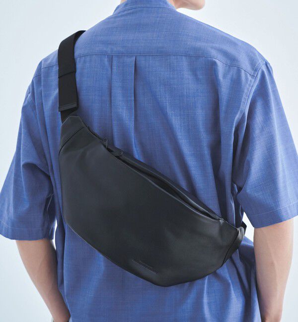 UNITED ARROWS green label relaxing「GLR レザー ファンクショナル スリングバッグ」|ショルダー・メッセンジャー|