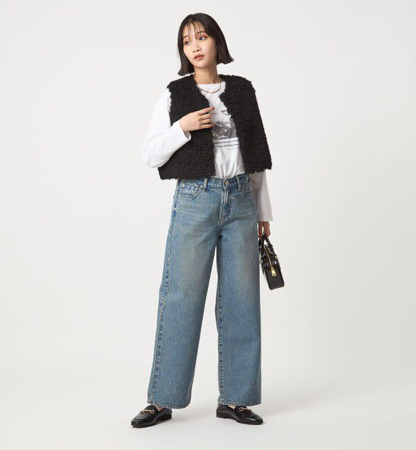 UNITED ARROWS green label relaxing「【WEB限定】＜at ease＞フォトプリント ロングスリーブ Tシャツ」|Tシャツ・カットソー|