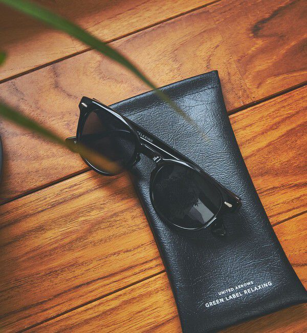 UNITED ARROWS green label relaxing「GLR ウェリントン ファッション用グラス」|メガネ|BLACK