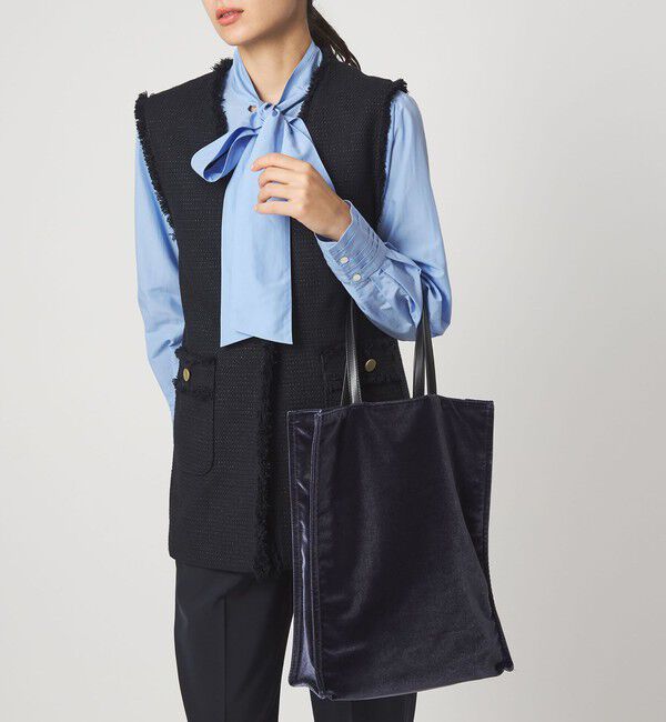 UNITED ARROWS green label relaxing「スクエア サブバッグ / トートバッグ」|トートバッグ|NAVY