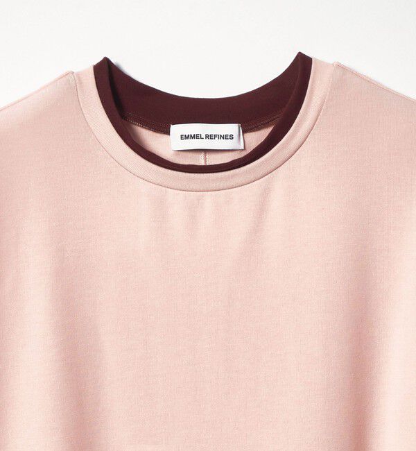 EMMEL REFINES「＜EMMEL REFINES＞EM ベアフライス クルーネック プルオーバー」|Tシャツ・カットソー|