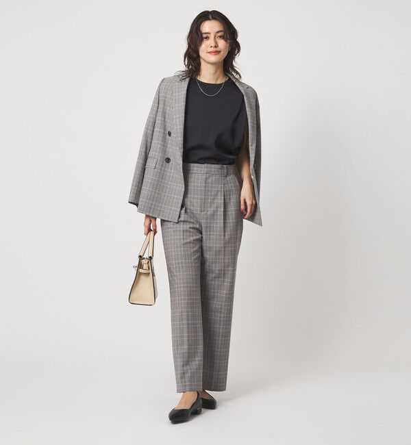 UNITED ARROWS green label relaxing「サテン ドッキング ラウンドヘム タンクトップ カットソー」|Tシャツ・カットソー|