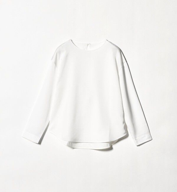 UNITED ARROWS green label relaxing「サテン ドッキング ラウンドヘム プルオーバー カットソー」|Tシャツ・カットソー|