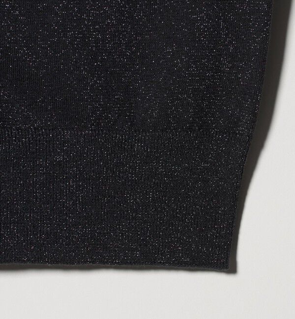 UNITED ARROWS green label relaxing「ラメ クルーネック ニット カーディガン」|カーディガン|