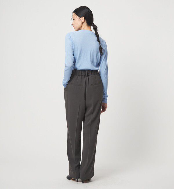 EMMEL REFINES「＜EMMEL REFINES＞EM センタープレス トロミ パンツ」|チノ|