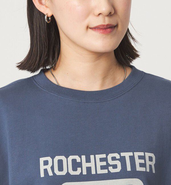 UNITED ARROWS green label relaxing「【別注】＜Champion＞6分袖 プリント スウェット プルオーバー」|Tシャツ・カットソー|