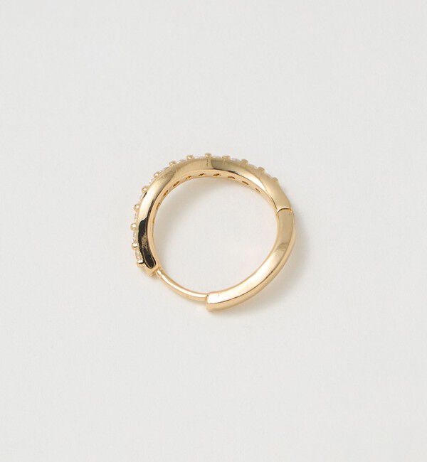 UNITED ARROWS green label relaxing「【WEB限定】パヴェ フープピアス」|ピアス|