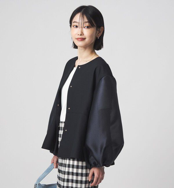 UNITED ARROWS green label relaxing「［size SHORTあり］fleurie(フルリー) フォルム ジャケット 2」|ノーカラージャケット|