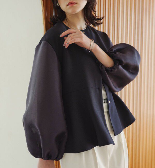 UNITED ARROWS green label relaxing「［size SHORTあり］fleurie(フルリー) フォルム ジャケット 2」|ノーカラージャケット|