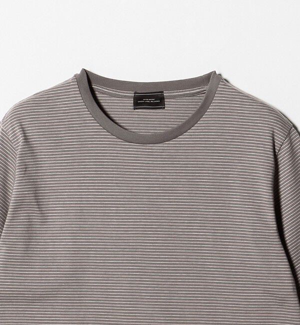 UNITED ARROWS green label relaxing「LONG FIBER COTTON ボーダー クルーネック 半袖 Tシャツ」|Tシャツ・カットソー|