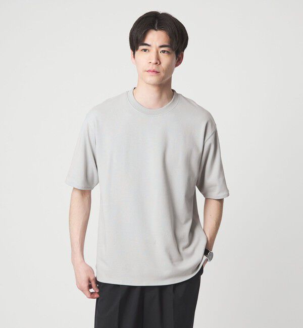 UNITED ARROWS green label relaxing「ダブルフェイス クルーネック 半袖 Tシャツ カットソー -吸水速乾・抗菌-」|Tシャツ・カットソー|