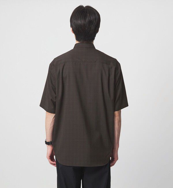 UNITED ARROWS green label relaxing「ウォッシャブルトロ パターン ジャスト ルーズ 半袖 シャツ -ウォッシャブル・ストレッチ-」|シャツ・ブラウス|