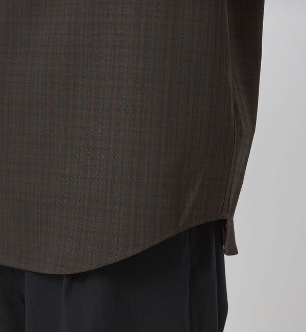 UNITED ARROWS green label relaxing「ウォッシャブルトロ パターン ジャスト ルーズ 半袖 シャツ -ウォッシャブル・ストレッチ-」|シャツ・ブラウス|