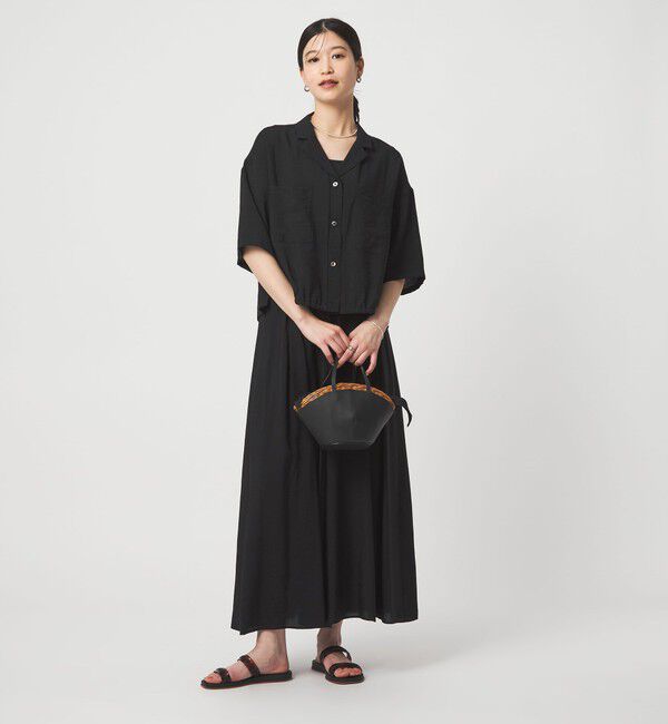 UNITED ARROWS green label relaxing「【WEB限定】＜at ease＞ポケット オープンカラー シャツ」|シャツ・ブラウス|