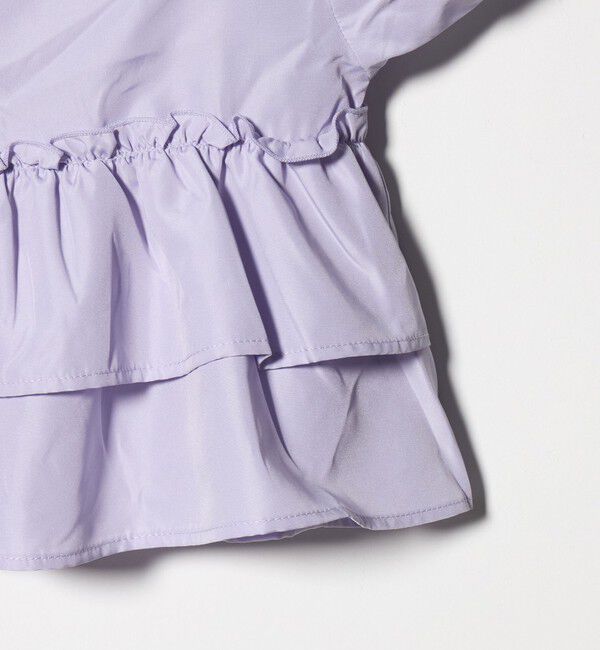 UNITED ARROWS green label relaxing「フリル ギャザーブルゾン / キッズ  100cm-160cm 撥水 UVカット 遮熱」|その他|