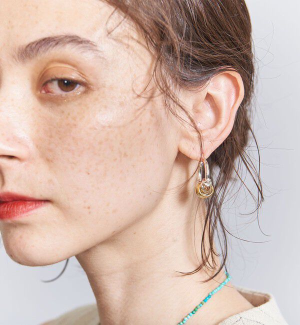 BEAUTY&YOUTH UNITED ARROWS「＜LAPUIS＞Coil Around ピアス」|ピアス|