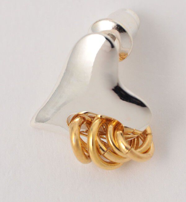 BEAUTY&YOUTH UNITED ARROWS「＜LAPUIS＞Coil Heart ピアス」|ピアス|