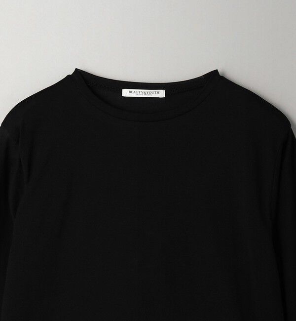 BEAUTY&YOUTH UNITED ARROWS「コットンナイロン天竺 シアー クルーネック Tシャツ」|Tシャツ・カットソー|