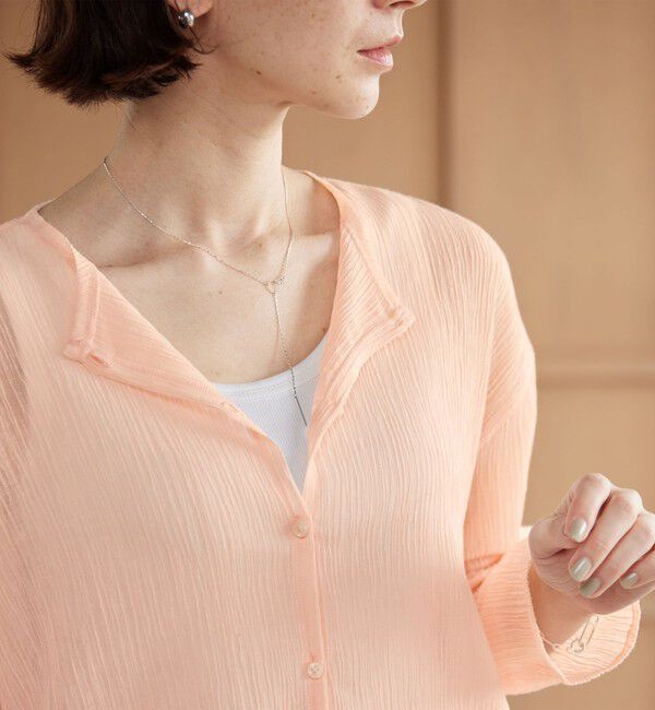 BEAUTY&YOUTH UNITED ARROWS「クレープ クルーネックカーディガン」|カーディガン|