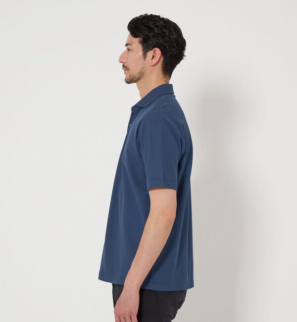 BEAUTY&YOUTH UNITED ARROWS「【WEB限定 WARDROBE SMART】ステイ クリーン ピケ スキッパー ポロシャツ【抗菌防臭】」|ポロシャツ|