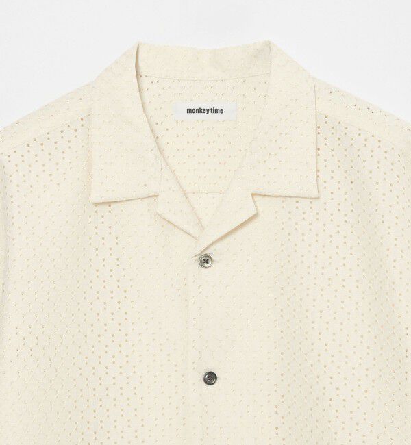MONKEY TIME「アイレットラッセル オープンカラー シャツ」|シャツ・ブラウス|