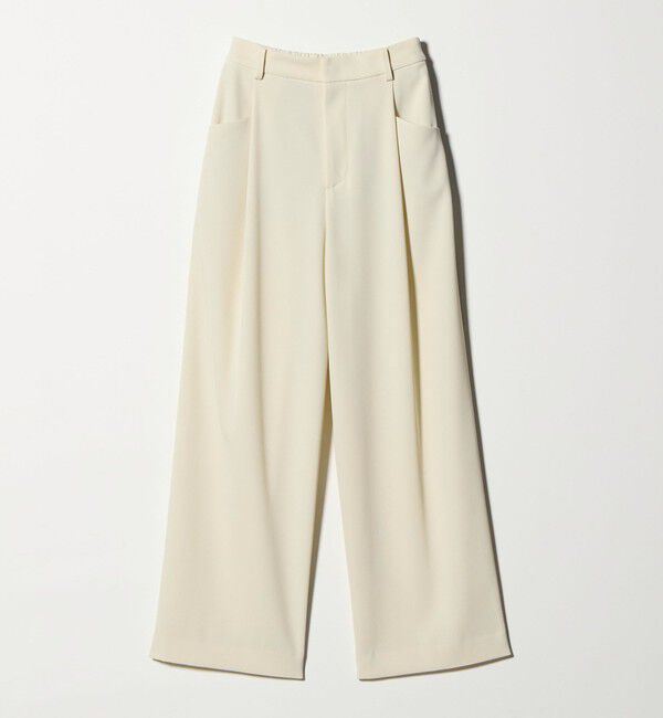 BEAUTY&YOUTH UNITED ARROWS「ポリエステルブレンド ツイルバックゴムパンツ」|スラックス|