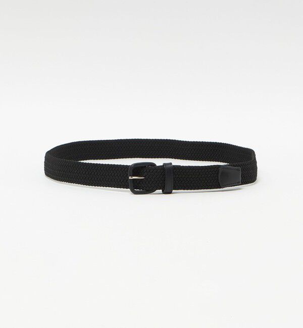 BEAUTY&YOUTH UNITED ARROWS「ゴム メッシュ ベルト 30mm」|ベルト|BLACK