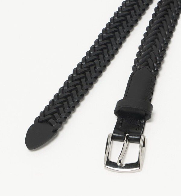 BEAUTY&YOUTH UNITED ARROWS「レザー メッシュ ベルト 25mm」|ベルト|