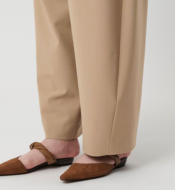 BEAUTY&YOUTH UNITED ARROWS「ポリエステルブレンド カーブパンツ」|スラックス|