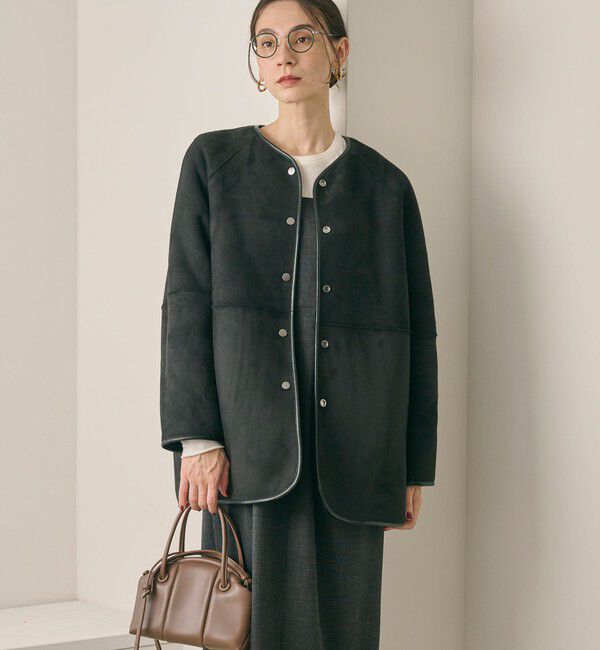 BEAUTY&YOUTH UNITED ARROWS「【WEB限定】ボア&times;フェイクムートン リバーシブルジャケット 」|その他|