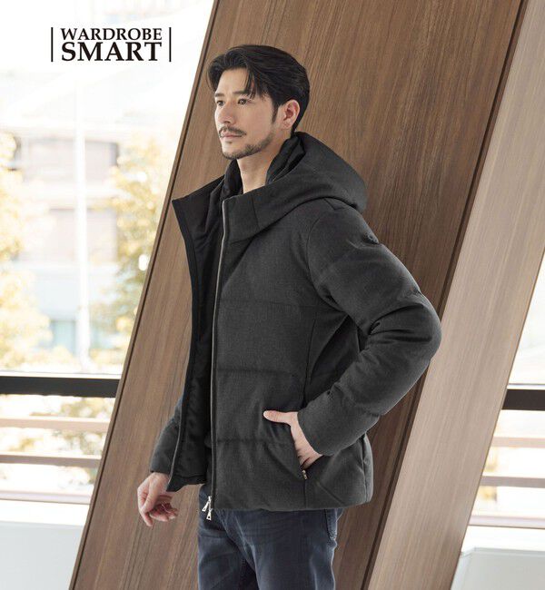 BEAUTY&YOUTH UNITED ARROWS「【WEB限定 WARDROBE SMART】LANATEC フード ダウンジャケット」|ダウン|