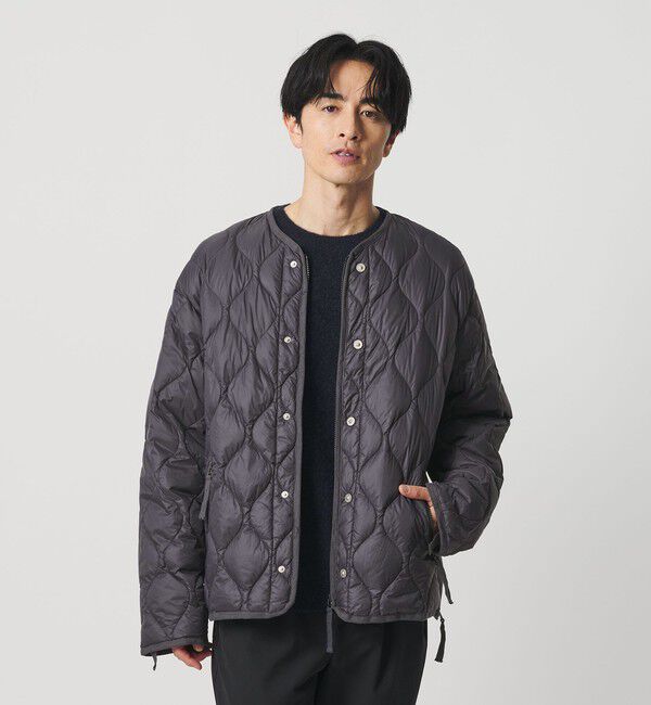 BEAUTY&YOUTH UNITED ARROWS「＜TAION＞ミリタリー M65 ライナー Wジップ ショート ダウンジャケット」|ダウン|DK.GRAY