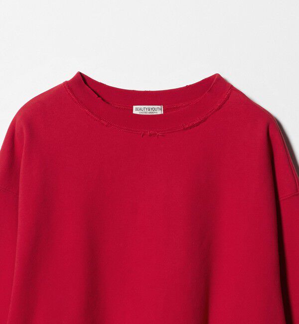 BEAUTY&YOUTH UNITED ARROWS「ピーチスキン ダメージ クルーネック スウェット」|スウェット・ジャージ|