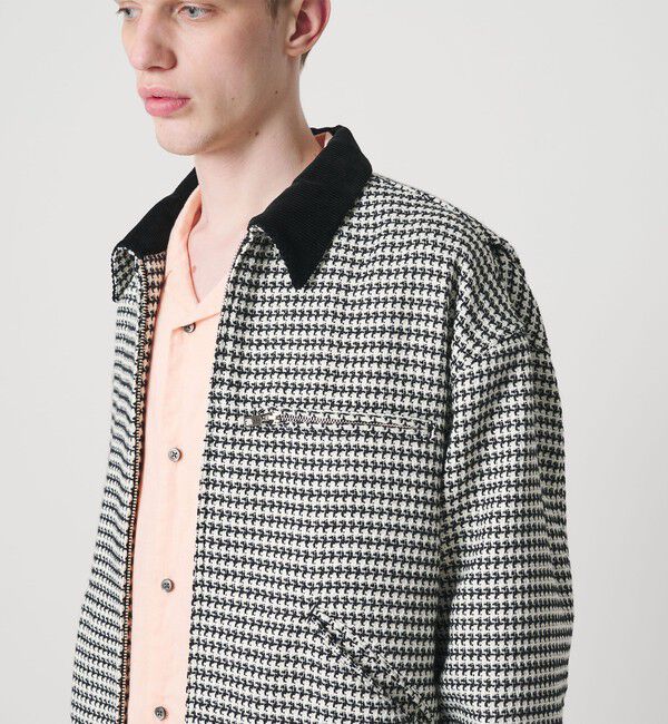 MONKEY TIME「チェック ジップ ワーク ジャケット」|その他|